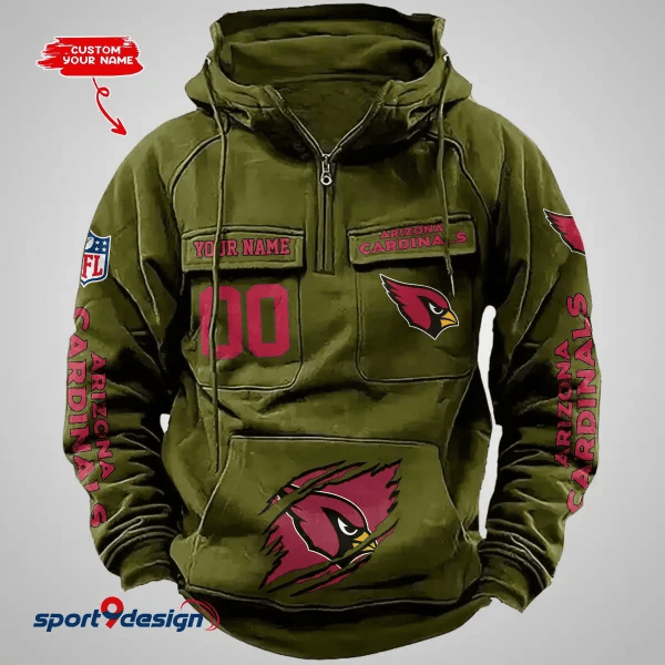Arizona Cardinals Vintage Men Hoodie AZVMHD139