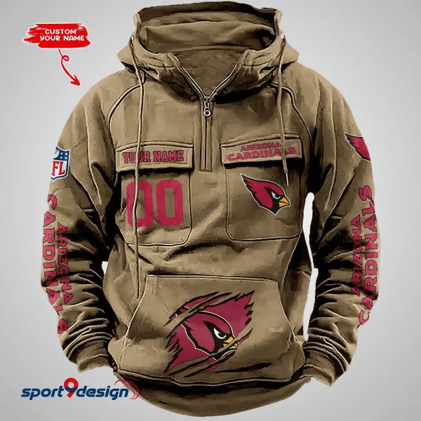 Arizona Cardinals Vintage Men Hoodie AZVMHD139