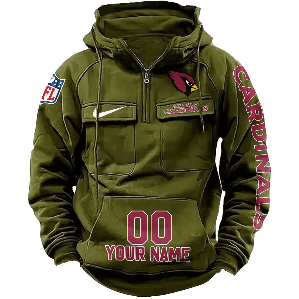 Arizona Cardinals Vintage Men Hoodie AZVMHD062