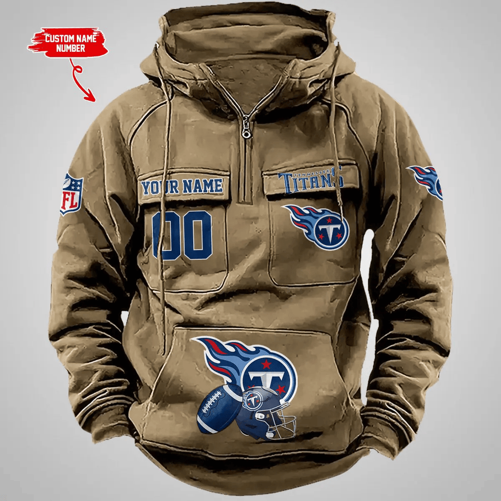 Tennessee Titans Vintage Men Hoodie AZVMHD241