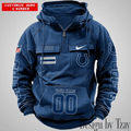 Indianapolis Colts Vintage Men Hoodie DV2 AZVMHD393