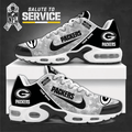 SPTBGTN544-Green Bay Packers Personalized Plus Sneakers