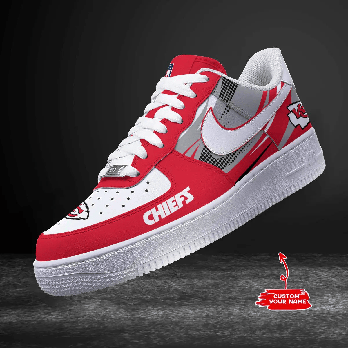 Kansas City Chiefs Personalized AF1 Shoes 1408 BGAF1S535