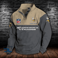 Minnesota Vikings Premium Stand-Collar Game-Day Pullover - Engineered Warmth & Personalized Name S9DBSCH021