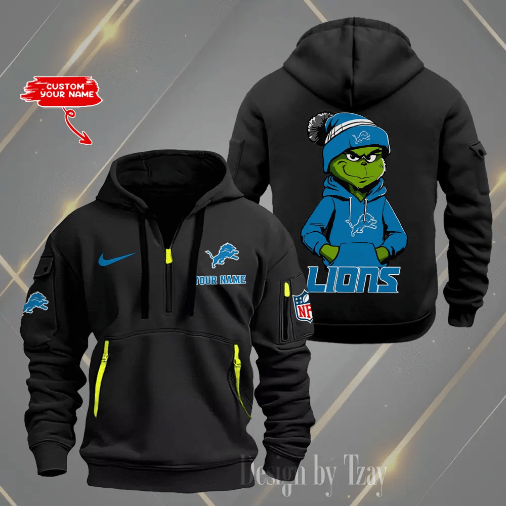 Detroit Lions Heavy Hoodies AZHEAVYHD286