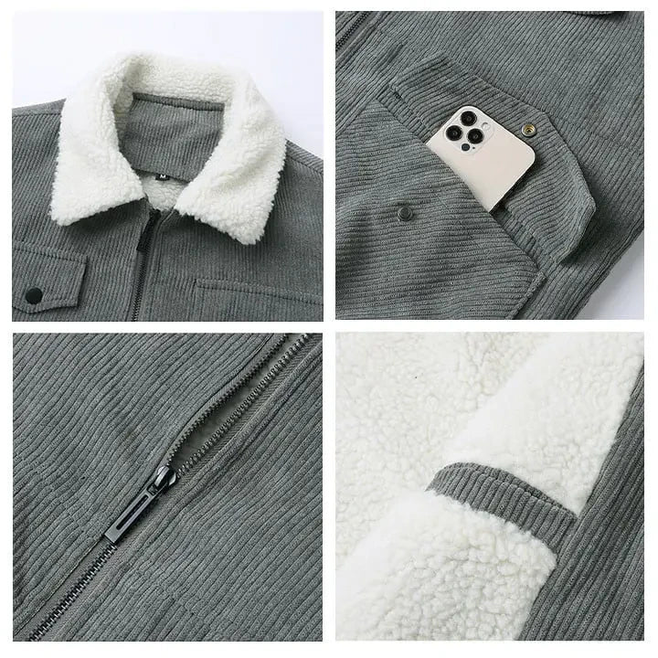 Dallas Cowboys VITCJ081 Men’s Thickened Corduroy Jacket