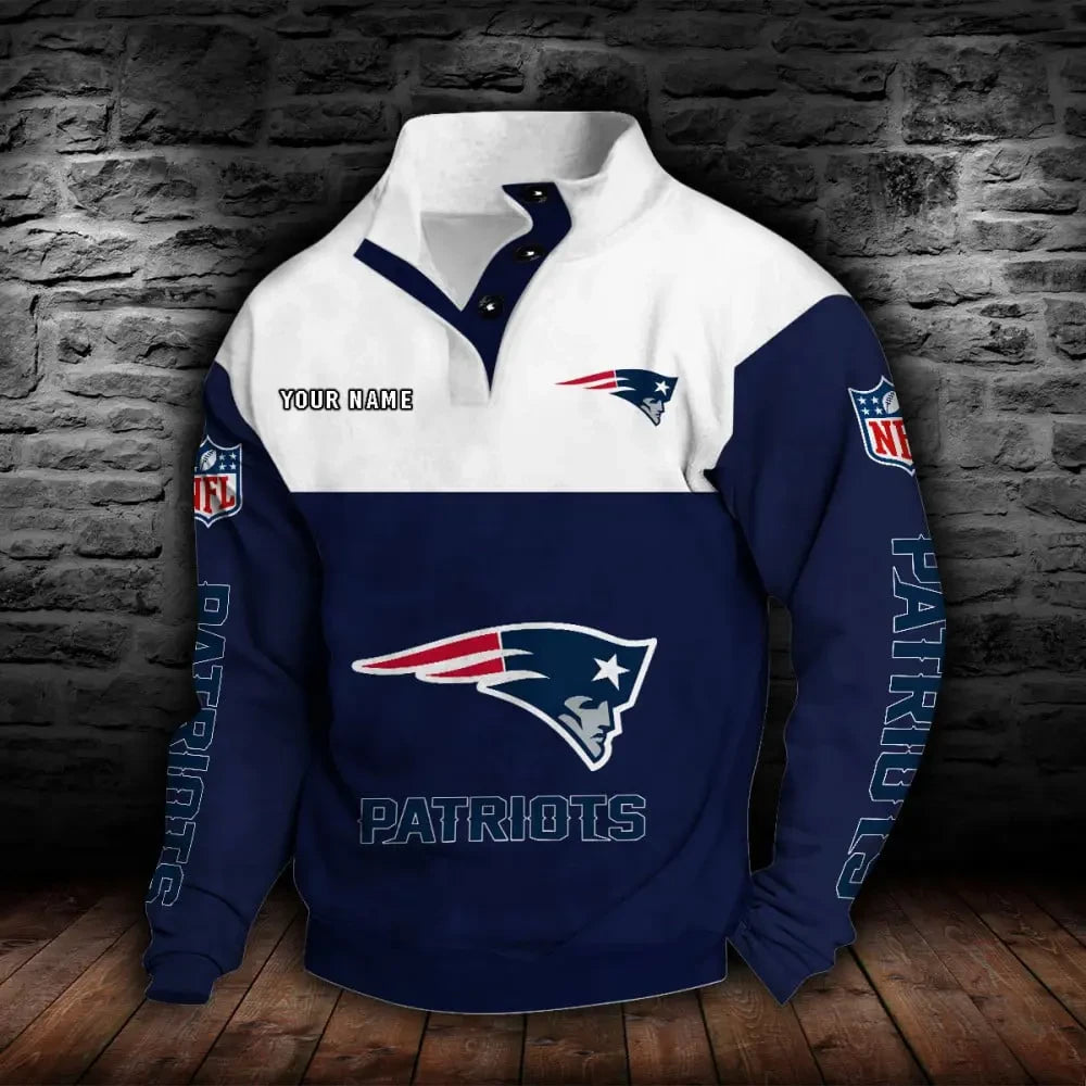 SPTS9DBSCH625-New England Patriots NFL Sports Sweatshirt Colorful