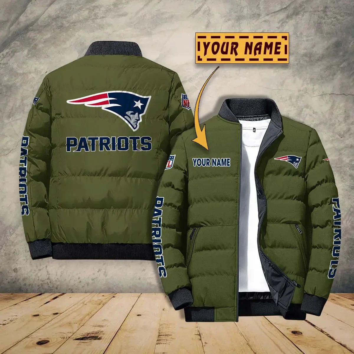 New England Patriots PUJPJ115 Puffer Jacket