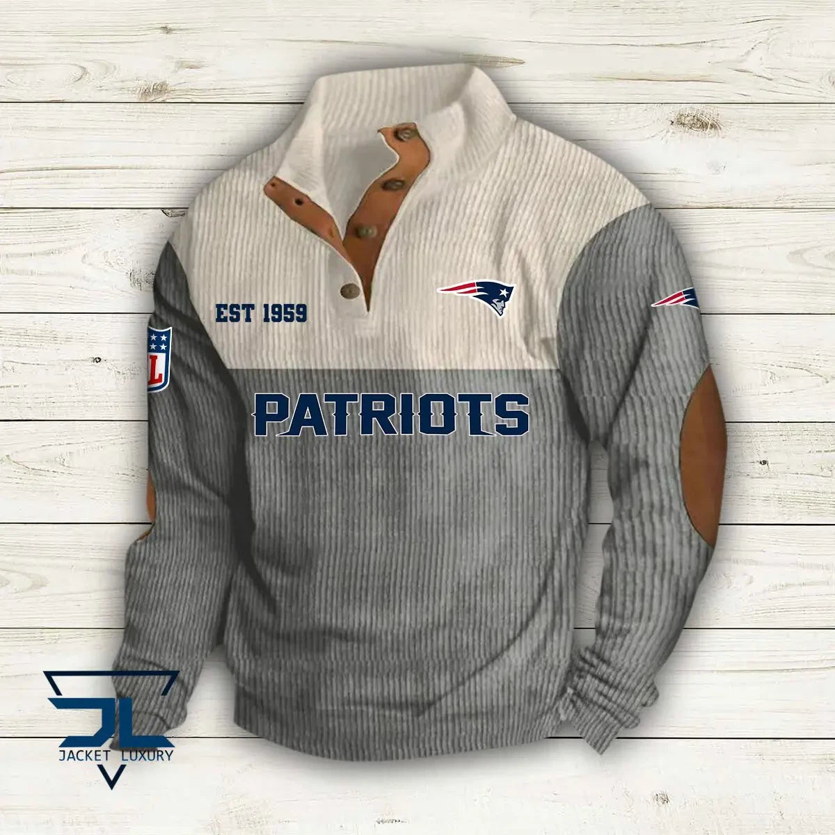 New England Patriots Premium Personalized Game-Day Pullover S9DBSCH118
