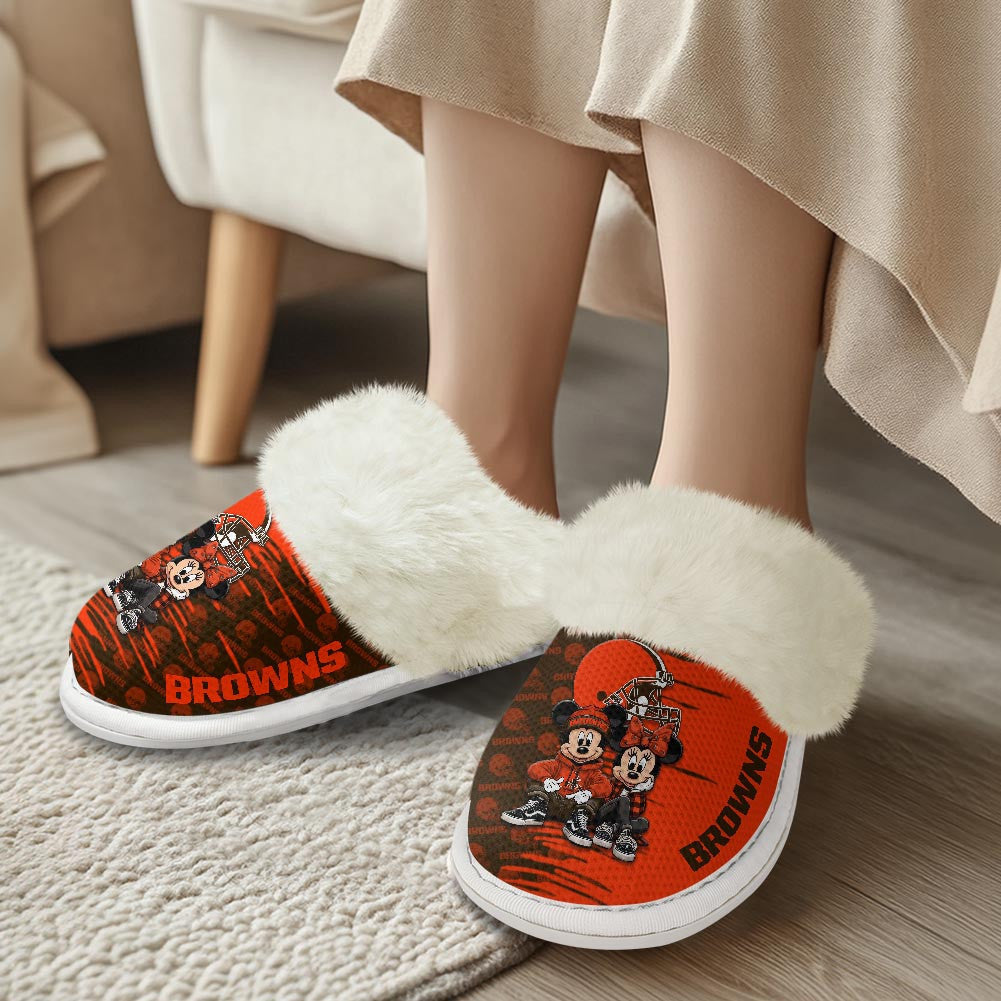 Cleveland Browns DMHE3402 Cotton Slippers