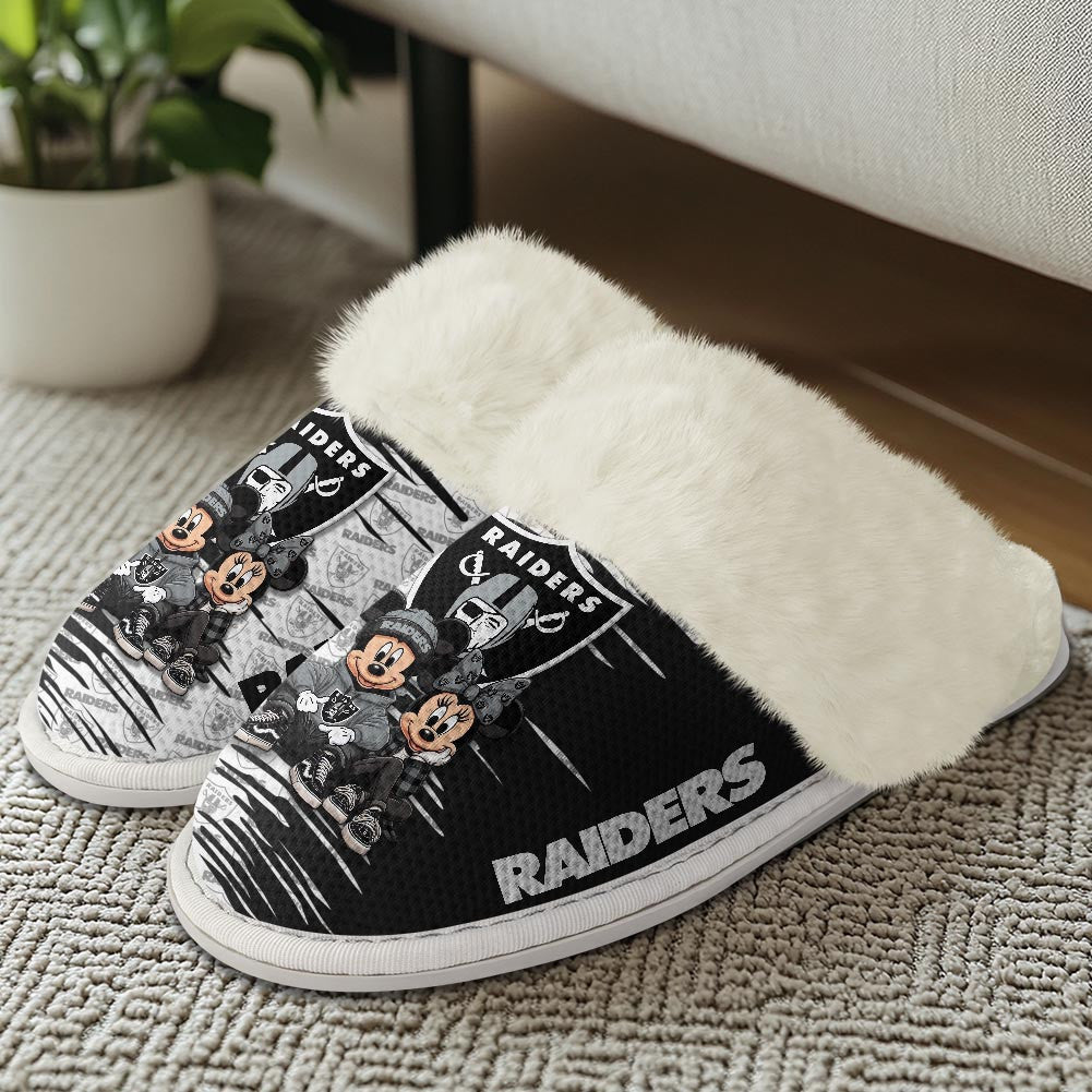 Las Vegas Raiders DMHE3411 Cotton Slippers