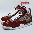 Washington Commanders Personalized AJ4 Sneaker BG319