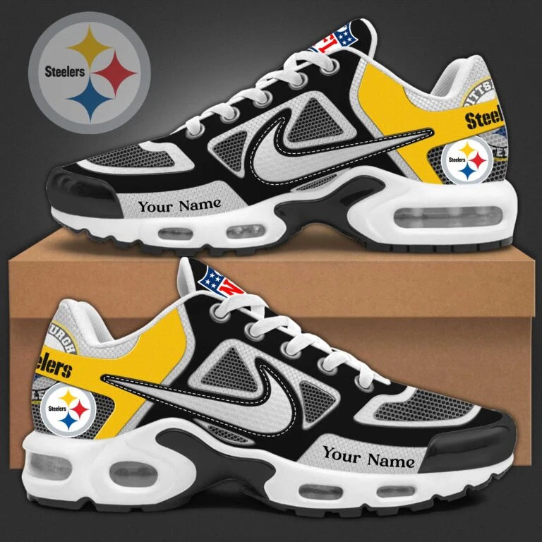 Pittsburgh Steelers Sosh Custom Name Air Cushion Sport Shoes SPTTNSHOES027