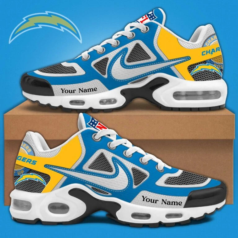 Los Angeles Chargers Sosh Custom Name Air Cushion Sport Shoes SPTTNSHOES018