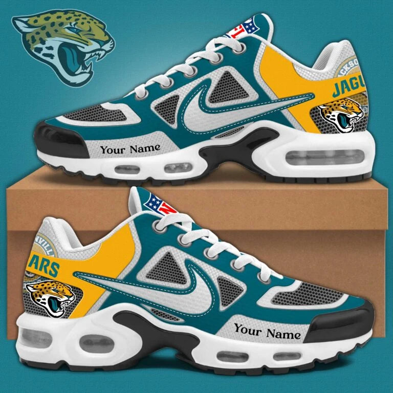 Jacksonville Jaguars Sosh Custom Name Air Cushion Sport Shoes SPTTNSHOES015