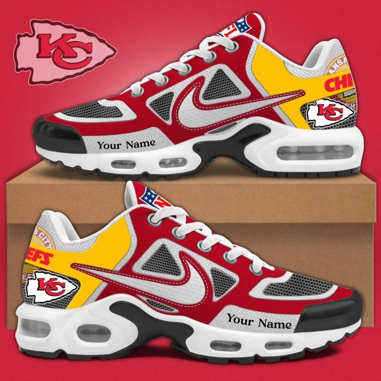 Kansas City Chiefs Sosh Custom Name Air Cushion Sport Shoes SPTTNSHOES016