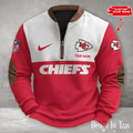 S9MPZNS125-Kansas City Chiefs Premium Personalized Game-Day Quarter-Zip