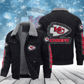 Kansas City Chiefs Men's Thickened Corduroy Jacket ANZVITCJ016