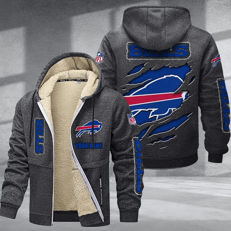 Buffalo Bills DMTZ0357 Premium Thick Zip-Up Hoodie