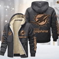 Miami Dolphins DMTZ0857 Premium Sherpa-Lined Winter Hoodie – Personalized Edition