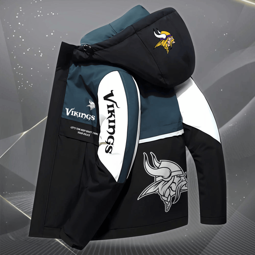 Minnesota Vikings Outdoor Windproof Jacket SPTOWPJK021