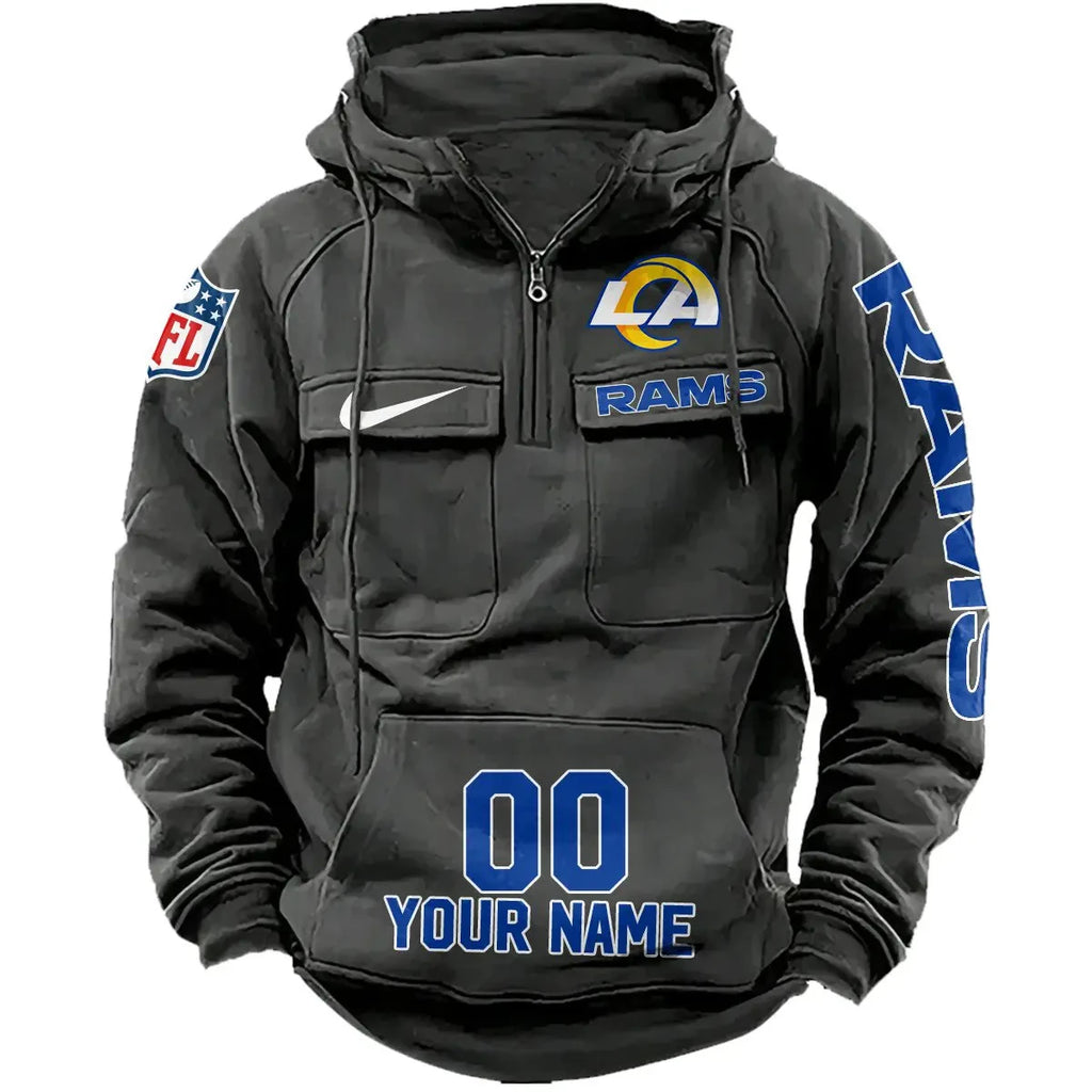 Los Angeles Rams Vintage Men Hoodie AZVMHD080