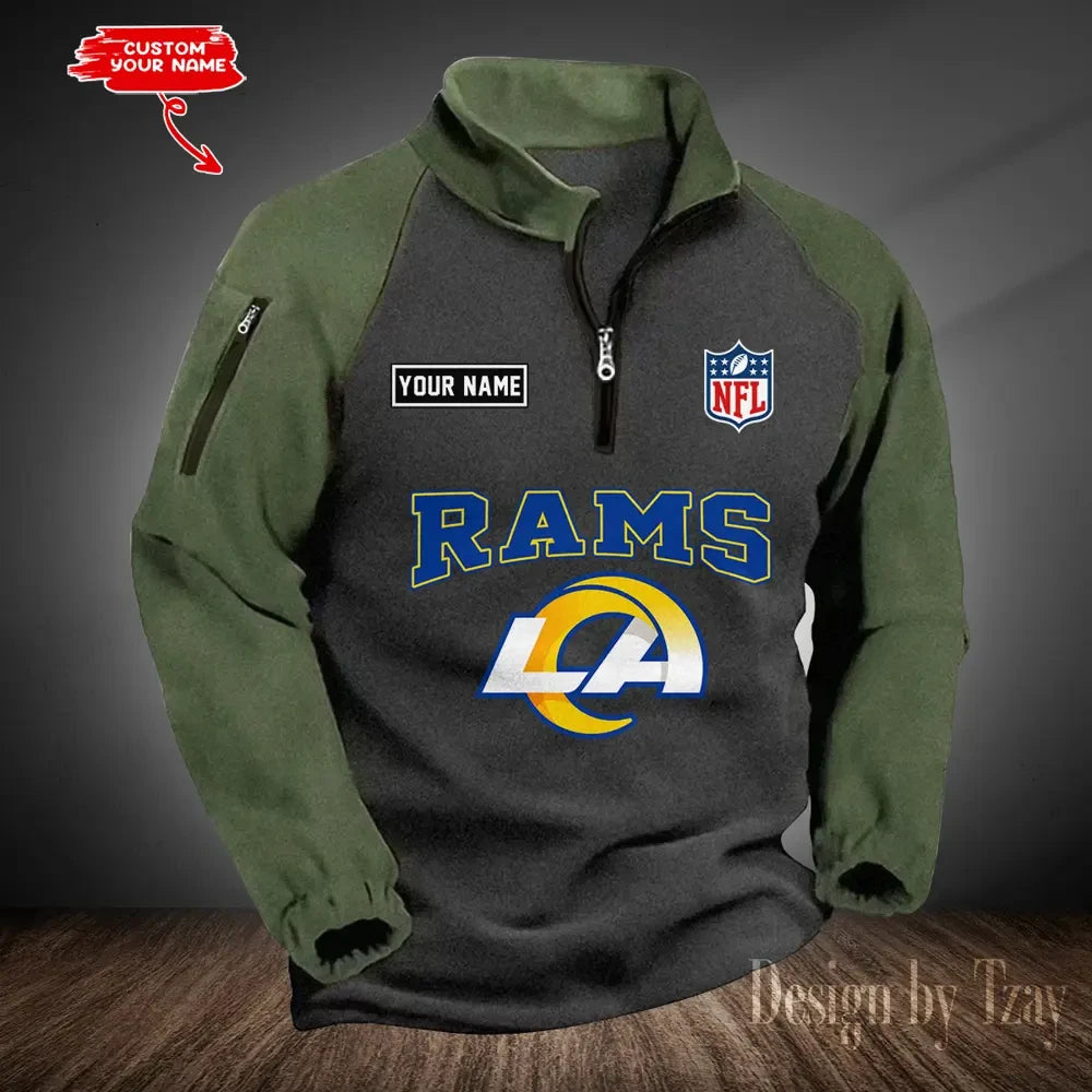 Los Angeles Rams Men's Winter Warm Fleece Sweatshirts SPTWWFS019