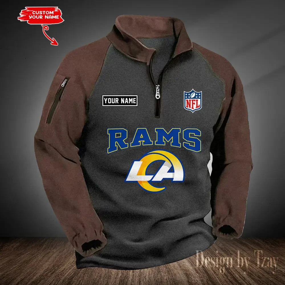 Los Angeles Rams Men's Winter Warm Fleece Sweatshirts SPTWWFS019