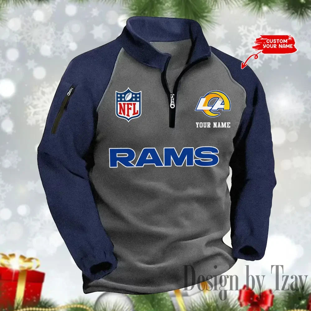 Los Angeles Rams Men's Winter Warm Fleece Sweatshirts SPTWWFS083