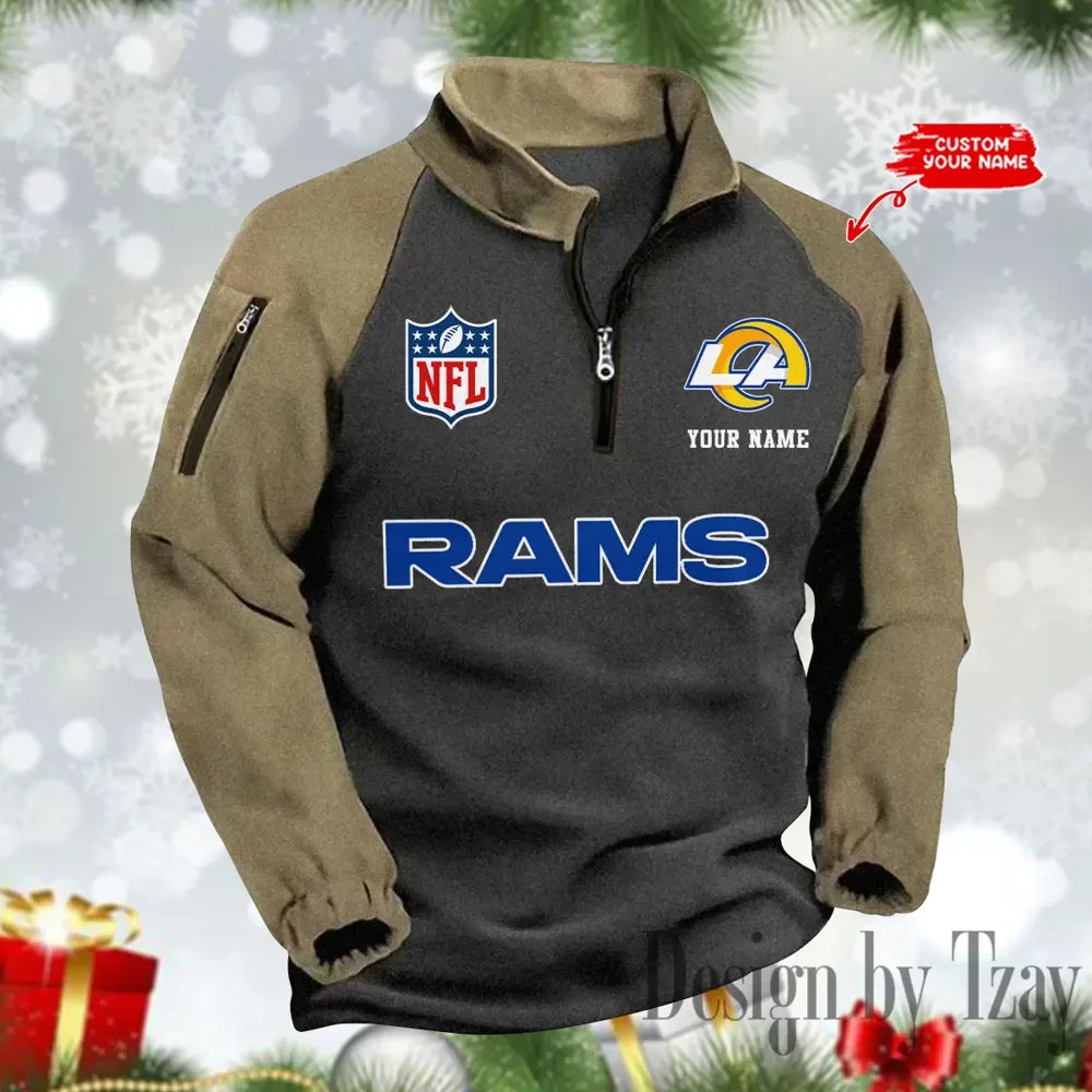 Los Angeles Rams Men's Winter Warm Fleece Sweatshirts SPTWWFS083