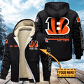 Premium Sherpa-Lined Winter Hoodie – Personalized Edition Cincinnati Bengals VITZC077
