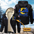 Premium Sherpa-Lined Winter Hoodie – Personalized Edition Los Angeles Rams VITZC088