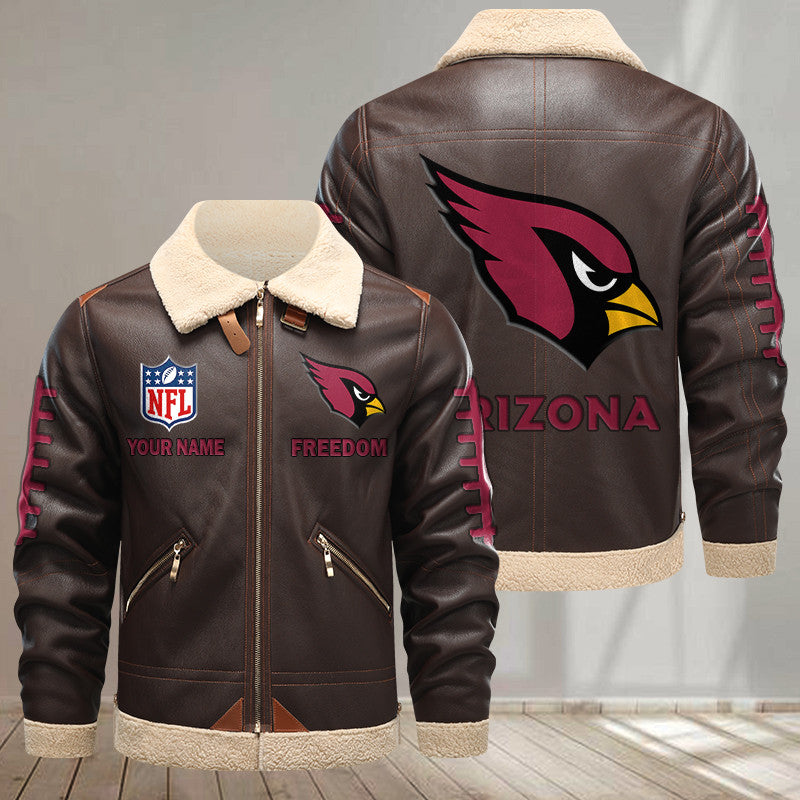 Arizona Cardinals DMLK1128 Leather Jacket – Premium & Ultra-Thick Leather Jacket