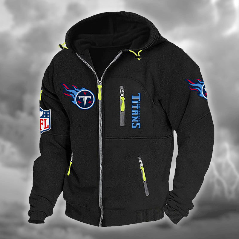 Tennessee Titans DMCD0682 Hooded Cardigan Jacket