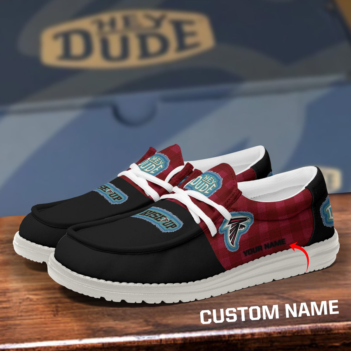 Atlanta Falcons DHS shoes-Custom name 10063933N