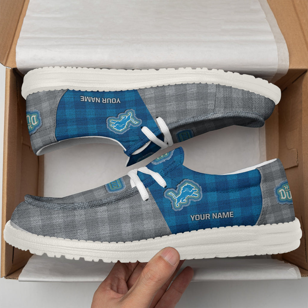 Detroit Lions DHS shoes-Custom name 10063933N