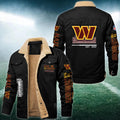 Washington Commanders FLEECE BOMBER JACKET Custom name 10043895N