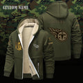 Tennessee Titans NFL-Lamb Fleece Thick Coat- Custom name 10154094N