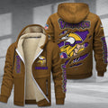 Minnesota Vikings DMTZ0374 Premium Sherpa-Lined Winter Hoodie – Personalized Edition