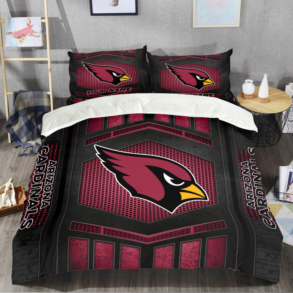 Arizona Cardinals Personalized Bedding Set Best Gift For Fan BGBED103