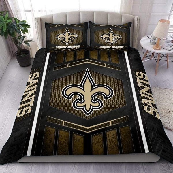 New Orleans Saints Personalized Bedding Set Best Gift For Fan BGBED125