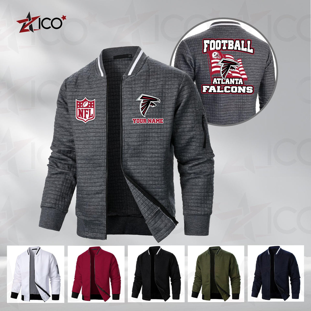 Atlanta Falcons Men’s Casual Jacket For Men New Trending AZMN2DMCJK000002