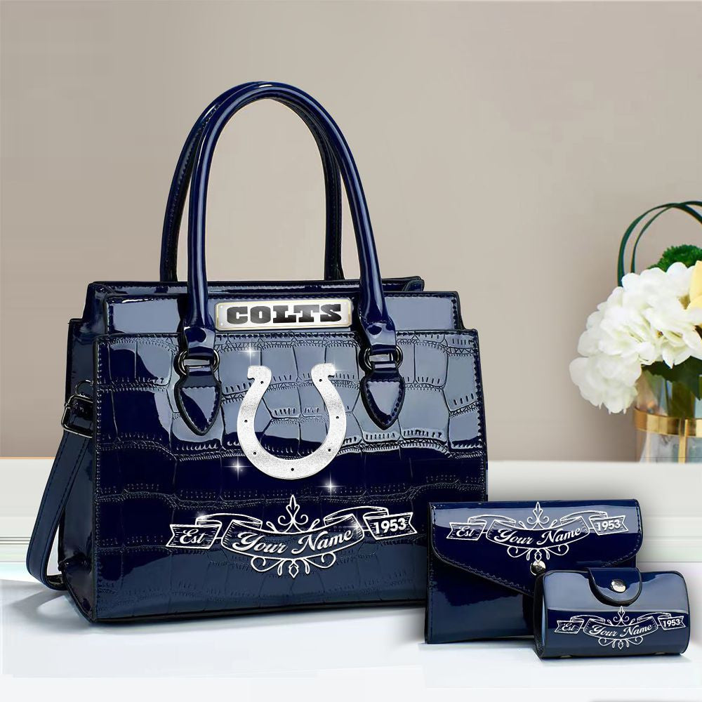 Buy the Handbag, Get the Wallet & Card Holder Free Indianapolis Colts VITRHB104