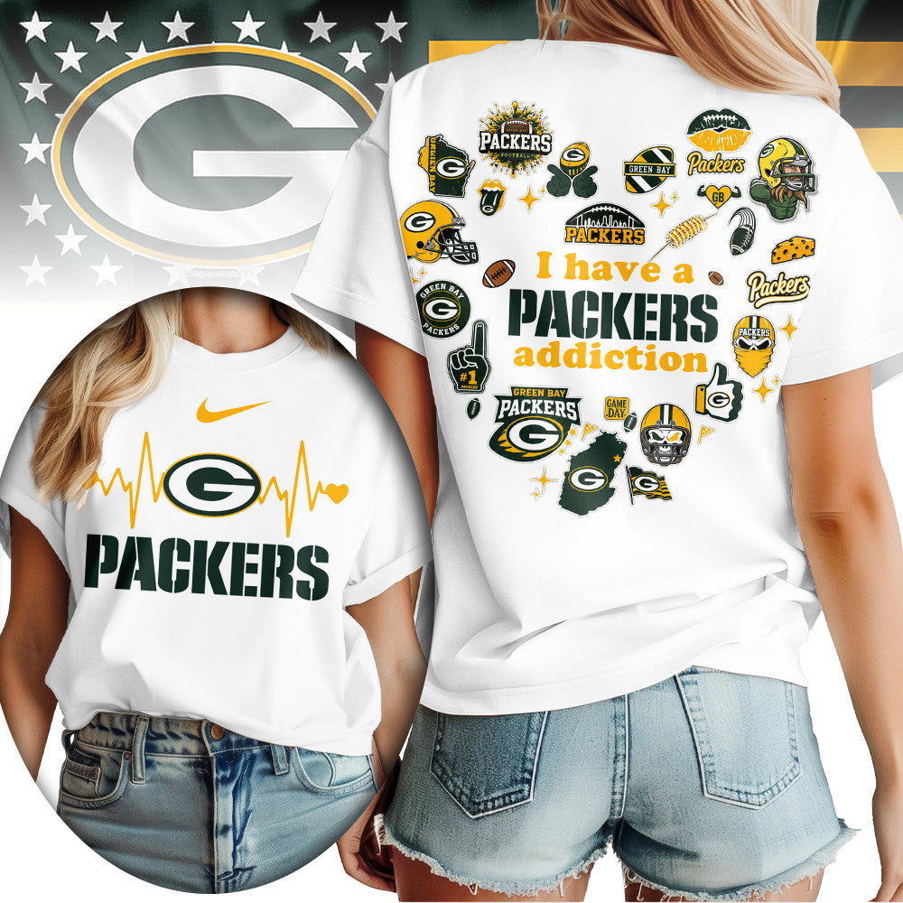 Green Bay Packers | Premium NFL Heartbeat Fan Spirit 3D Shirt TD011