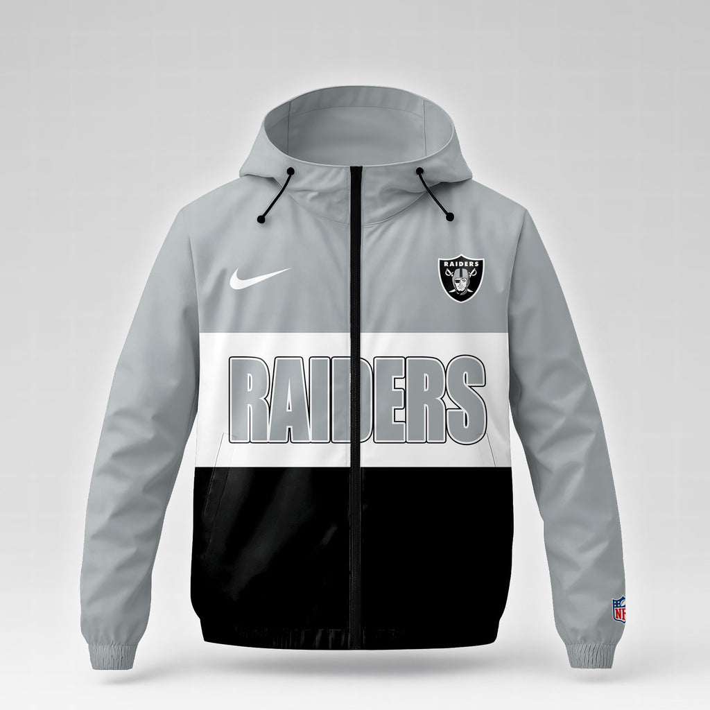 Las Vegas Raiders | Premium NFL Strength Through Christ Windbreaker Jacket NTH1
