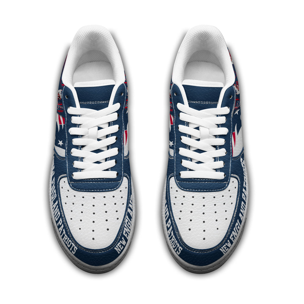 New England Patriots | Premium NFL Gridiron Classic AF1 Shoes NTH1