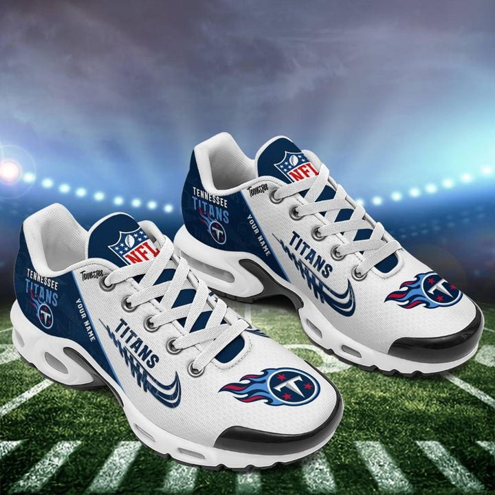 Tennessee Titans Personalized Plus T-N Youth Sneakers 0813 BGTN196