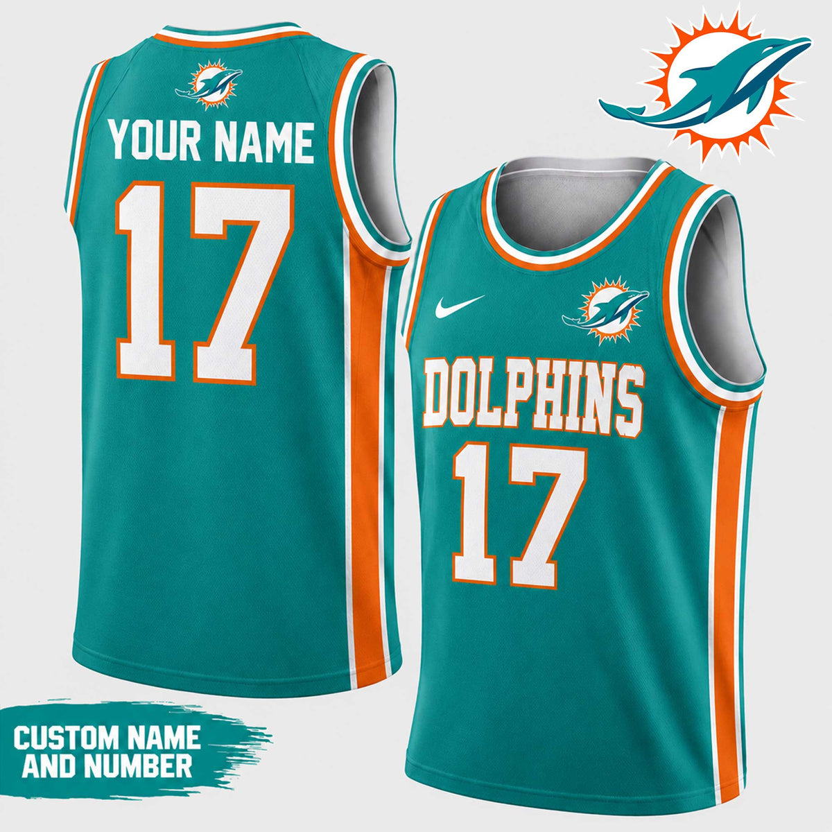 Miami Dolphins | Premium NFL Fan Pride Tank Top Shirt VA8705