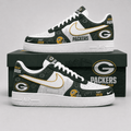 Green Bay Packers | Premium NFL Game Ready Fan AF1 Shoes - VA35231