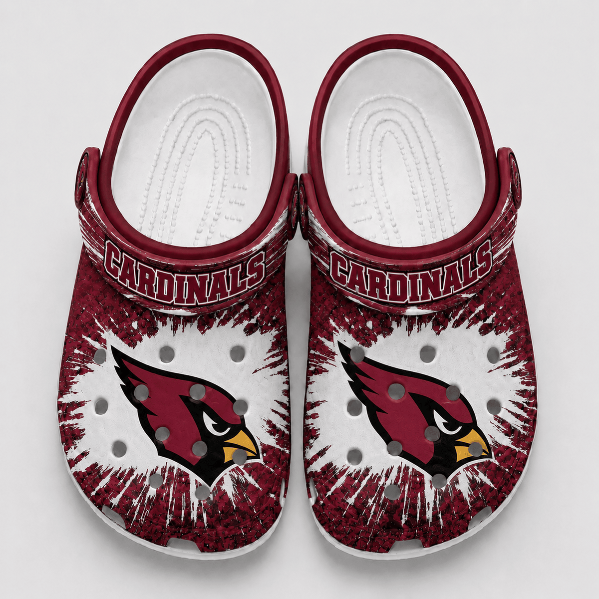 Arizona Cardinals | Premium NFL Splash Burst Fan Crocs VAN224